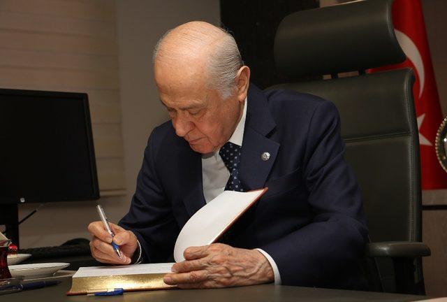 Başkan Ergün, MHP Genel Başkanı Bahçeli’yi ağırladı