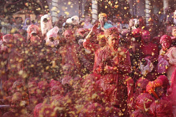 Hindistan'da kışa böyle veda ettiler G3