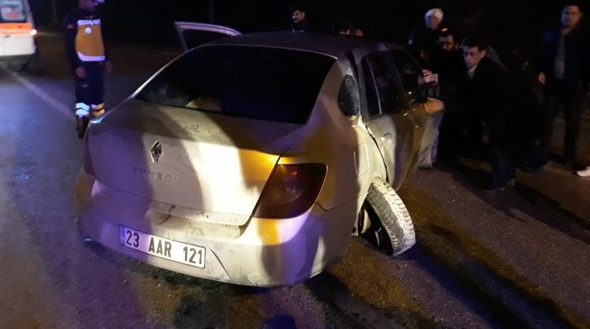 Elazığ’da trafik kazası: 2 yaralı