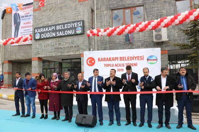 Karapakı’da toplu açılış töreni düzenlendi