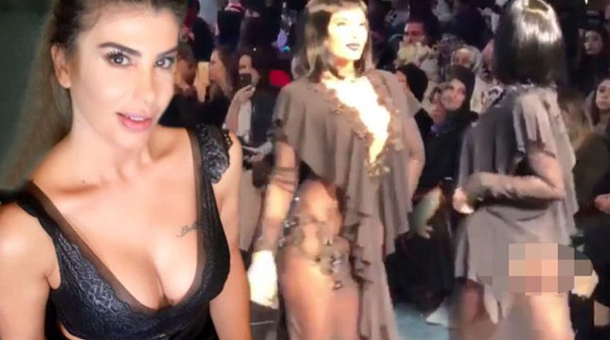 Hatice'den 'esneme' pozu