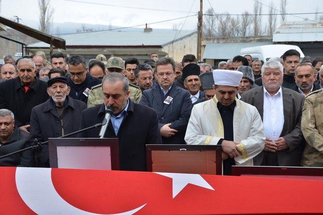 Kore gazisi Tuzluca’da son yolculuğuna uğurlandı