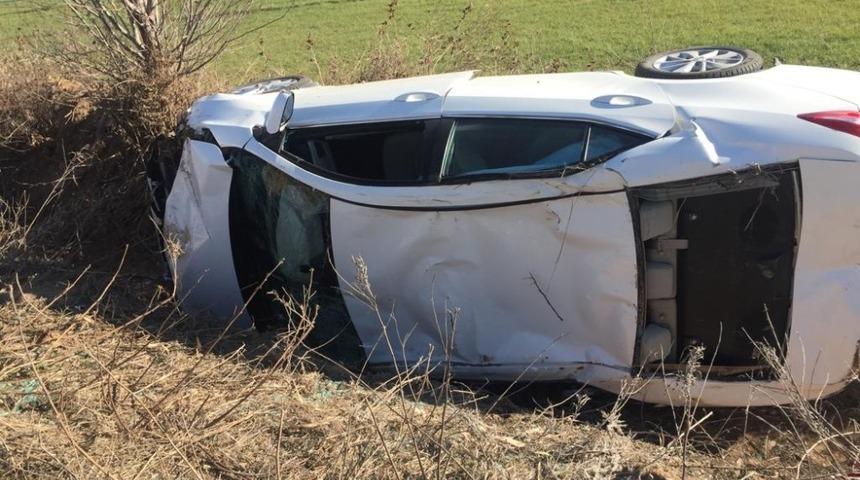 Kahramanmaraş&rsquo;ta otomobil sulama kanalına d&uuml;şt&uuml;