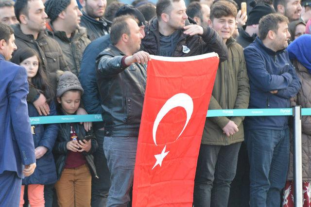 Şehit Uzman Çavuş Temel'in naaşı Gümüşhane'ye uğurlandı