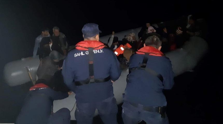 Didim&rsquo;de 22 d&uuml;zensiz g&ouml;&ccedil;men yakalandı