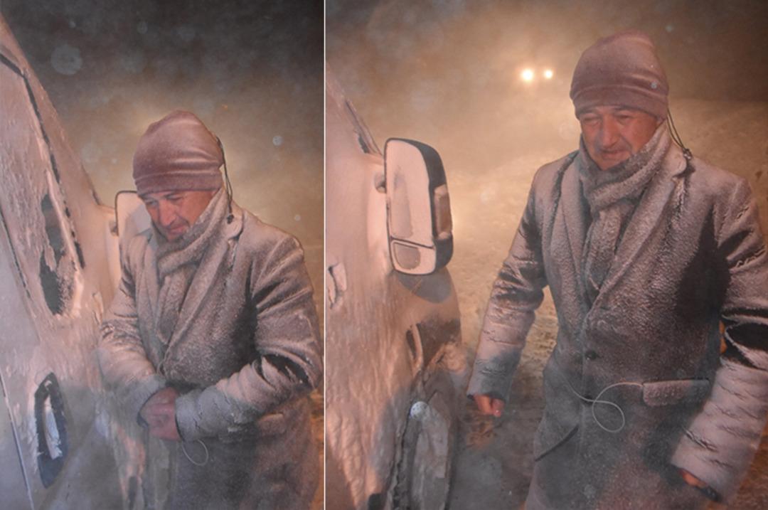 Kars'ta tipi nedeniyle mahsur kalanlar kurtarıldı