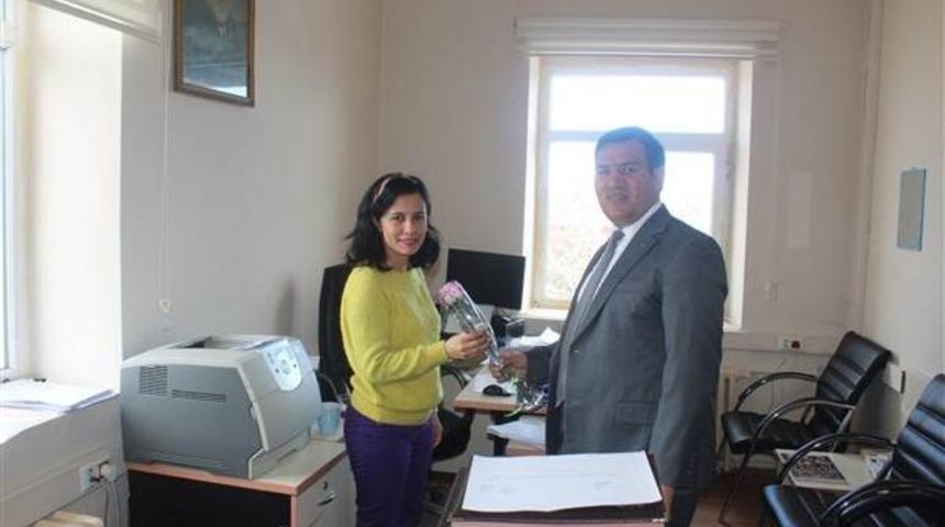 Çıldır Kaymakamından Kadınlar Günü ziyareti