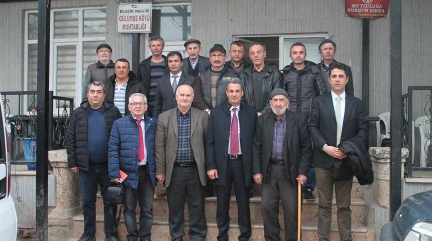 İl M&uuml;d&uuml;r&uuml; Yoldaş ve ekibi &ccedil;ift&ccedil;ilerle buluştu