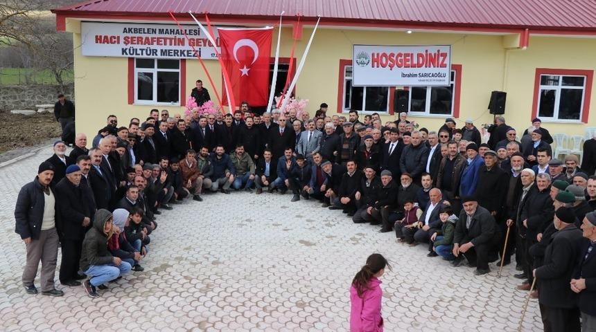 İlk K&uuml;lt&uuml;r Merkezi Akbelen&rsquo;de a&ccedil;ıldı