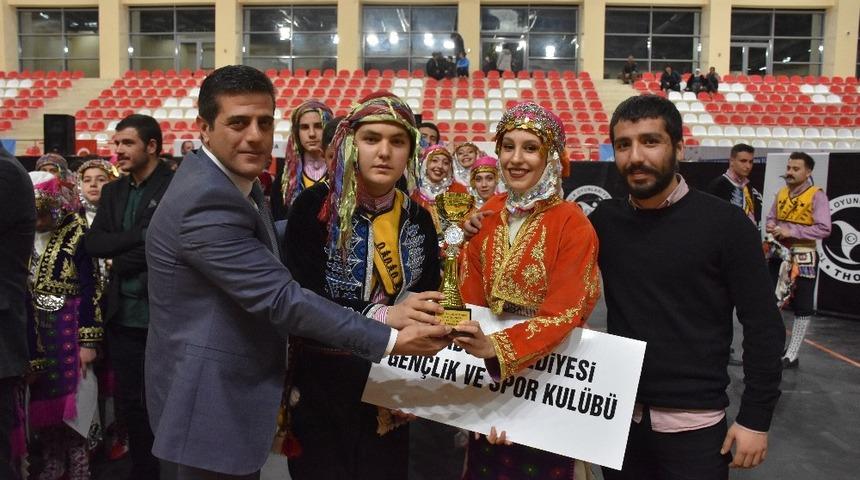 Kul&uuml;pler arası halk oyunları il Birinciliği yarışmaları tamamlandı