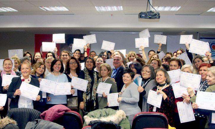 Girişimci kadınlar sertifikalarını aldı