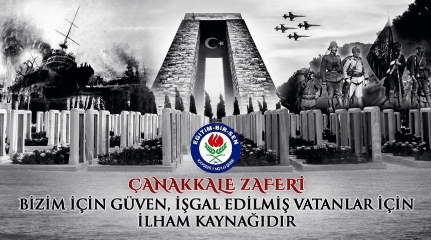 Kalkan: "&Ccedil;anakkale Zaferi, bizim i&ccedil;in g&uuml;ven, işgal edilmiş vatanlar i&ccedil;in ilham kaynağıdır"