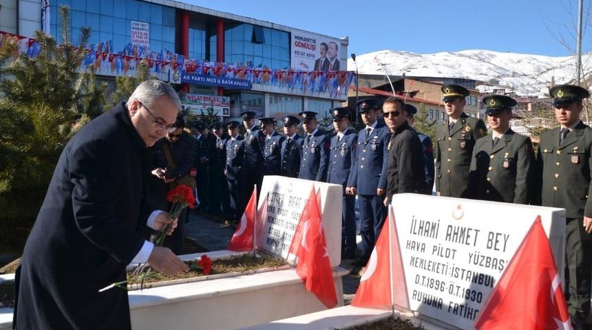 Muş&rsquo;ta 18 Mart Şehitleri Anma G&uuml;n&uuml; ve &Ccedil;anakkale Zaferi&rsquo;nin 104. yıld&ouml;n&uuml;m&uuml;