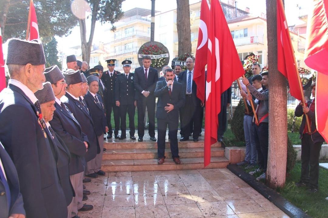 Manisa il&ccedil;elerinde &Ccedil;anakkale şehitleri anıldı