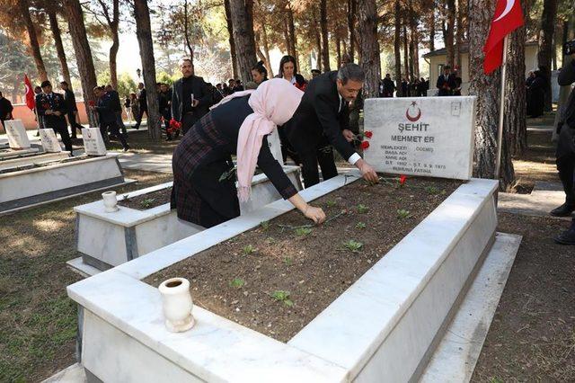 Burdur’da 18 Mart Şehitleri Anma Günü ve Çanakkale Zaferi’nin 104’ncü yıl dönümü
