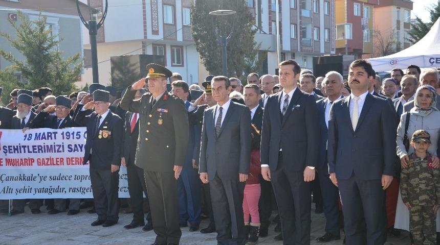 &Ccedil;anakkale Zaferi&rsquo;nin 104. yılı &Ccedil;erkezk&ouml;y&rsquo;de kutlandı