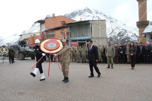 Şemdinli’de 18 Mart Şehitleri Anma Günü ve Çanakkale Zaferi’nin 104. yıldönümü