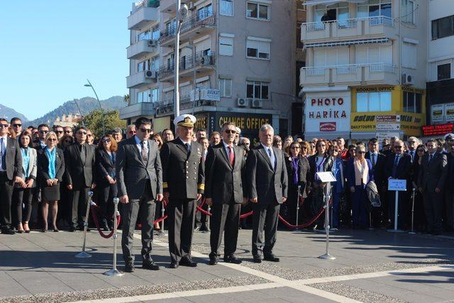 Marmaris’te 18 Mart Çanakkale Zaferi ve Şehitleri Anma töreni