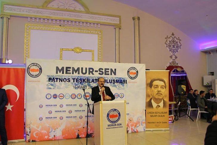 Memur-Sen Patnos teşkilat buluşması yapıldı G5