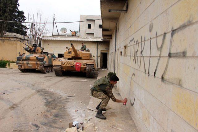 Afrin’de, özgürlüğün birinci yıl dönümü