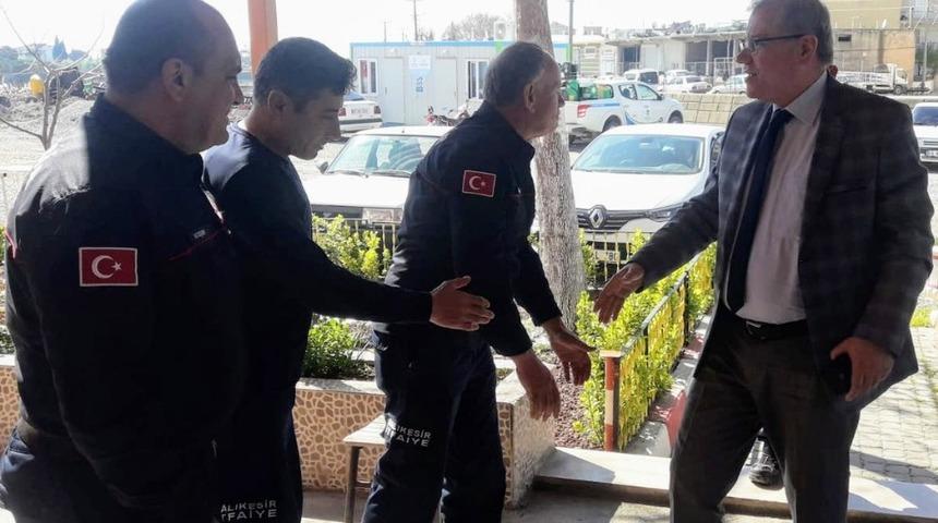 Balıkesir İtfaiye Daire Başkanı Halil Yılmaz Havran&rsquo;da