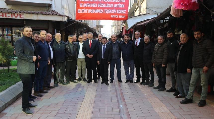 Cordanoğlu Sokak sakinlerinden Başkan Kılı&ccedil;&rsquo;a teşekk&uuml;r