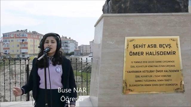 18 Mart ruhu için öğrencilerden özel video