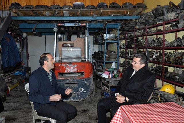 Vali Memiş, 15 Temmuz gazisini dinledi