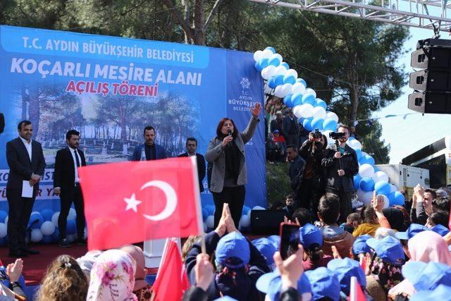 Başkan Çerçioğlu, Koçarlı’da mesire alanının açılışını yaptı