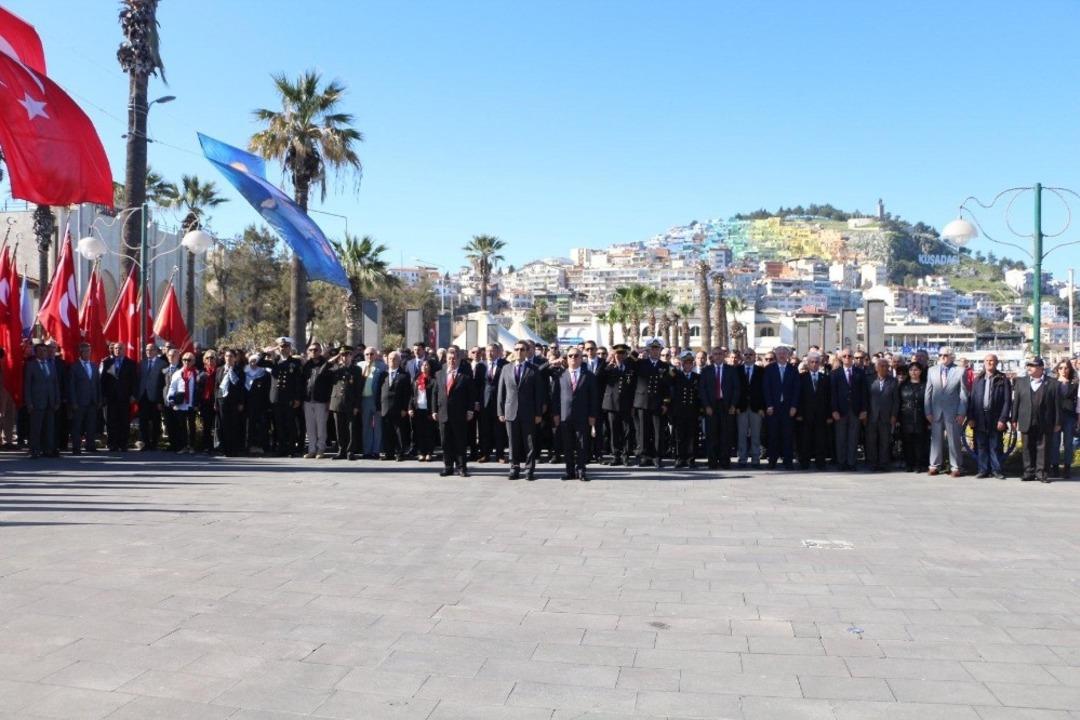 Kuşadası&rsquo;nda 18 Mart &Ccedil;anakkale Zaferi ve Şehitleri anma g&uuml;n&uuml; etkinlikleri