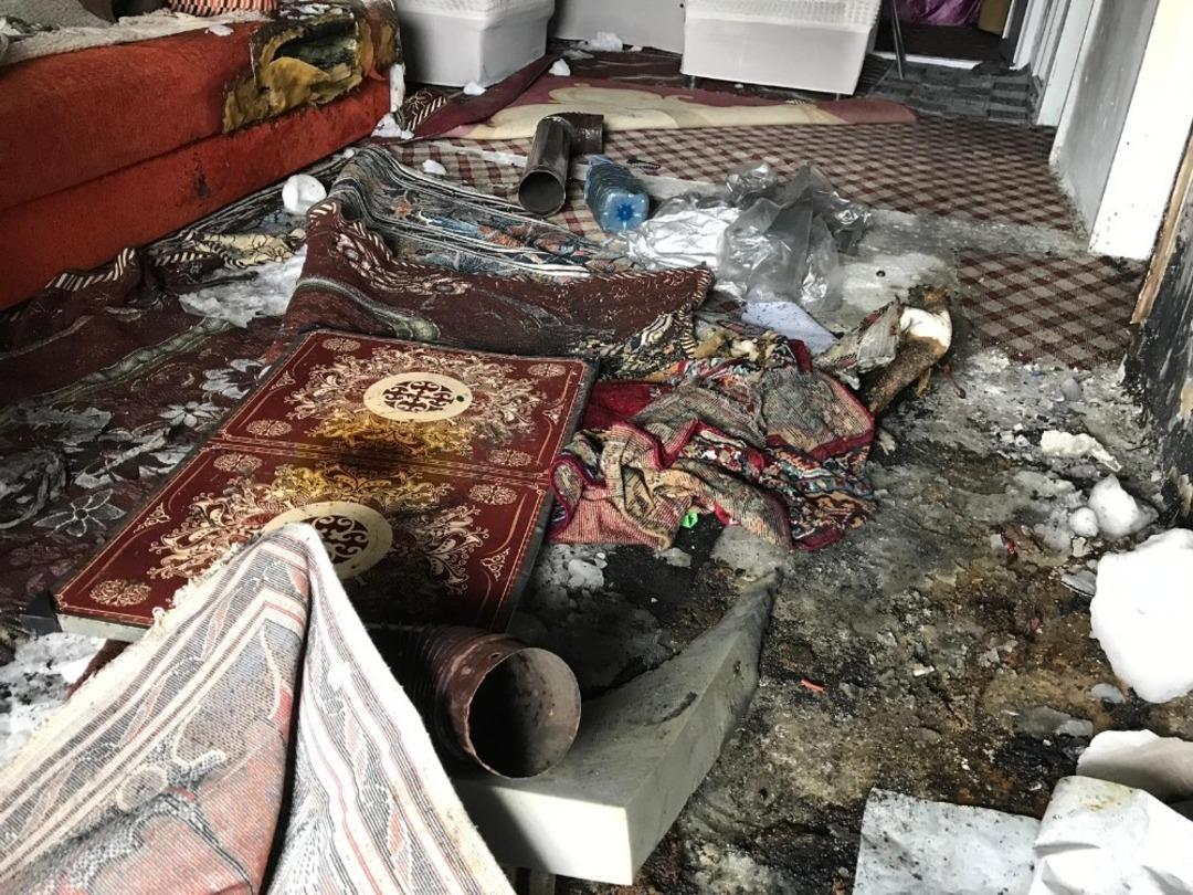 Y&uuml;ksekova&rsquo;da ev yangını