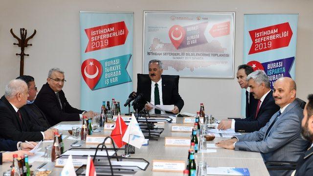 Isparta’da İstihdam Seferberliği 2019 Bilgilendirme Toplantısı