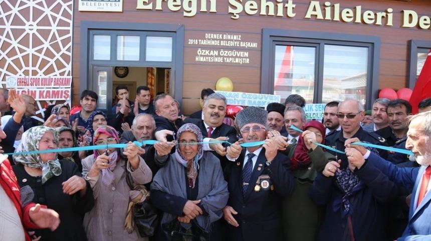 Ereğli&rsquo;de Şehit Aileleri Derneği&rsquo;nin a&ccedil;ılışı ger&ccedil;ekleştirildi