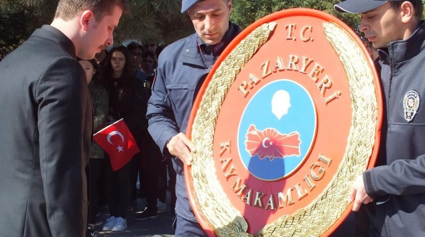 Pazaryeri&rsquo;nde 18 Mart şehitleri unutulmadı
