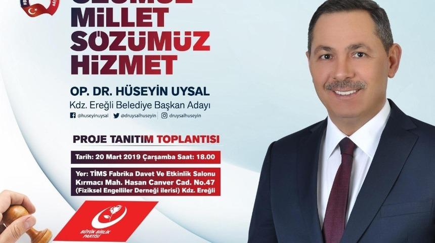 Başkan Uysal’dan proje tanıtımına davet