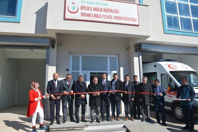 Tatvan’da 3 sağlık merkezi ve 1 acil istasyonu açıldı
