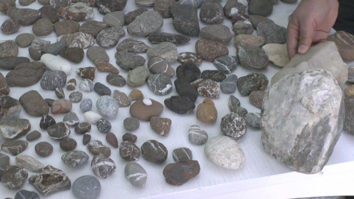 20 yıldır nehir ve derelerden taş topluyor  G3