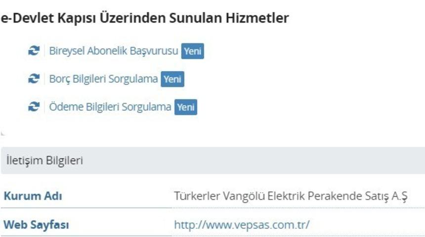 T&uuml;rkerler VEPSAŞ e-Devlet&rsquo;te hizmete başladı
