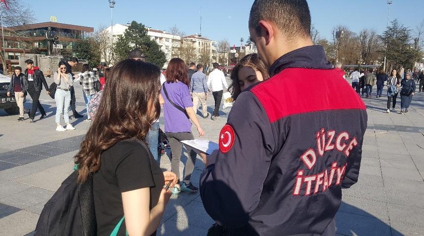 İtfaiye M&uuml;d&uuml;r&uuml; Polat &ldquo;Eğitimle vaka sayısı azalıyor&rdquo;