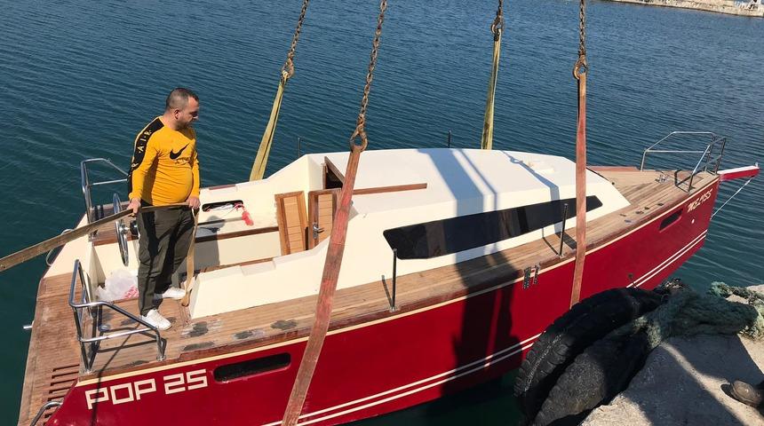 4 yılda tamamladığı teknesiyle dünya turuna çıkıyor!