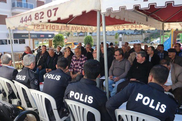 Antalya emniyetinden huzur toplantıları