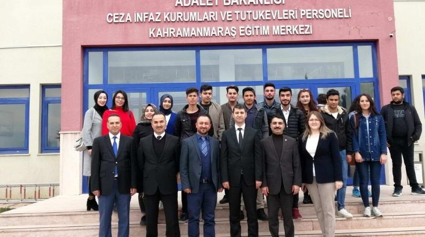 Oğuzeli MYO &ouml;ğrencilerinden Kahramanmaraş Eğitim Merkezi&rsquo;ne teknik gezi