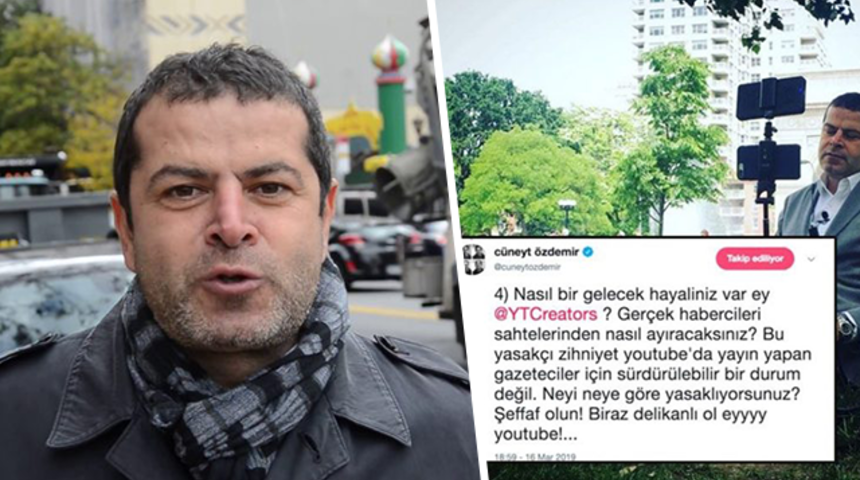 Cüneyt Özdemir YouTube'a isyan etti: Biraz delikanlı ol
