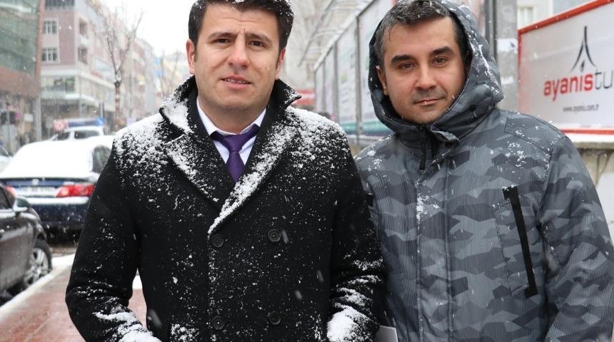 Van&rsquo;da mart ayında kar yağışı