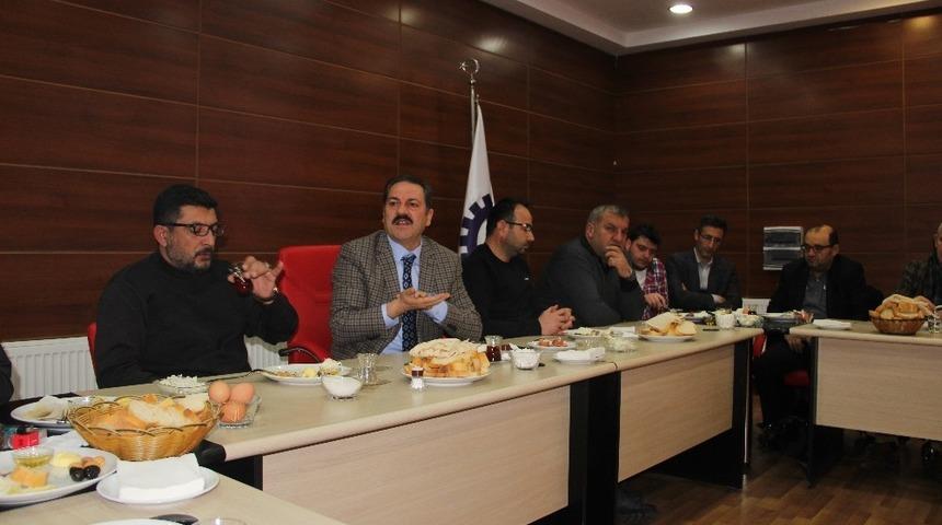 OSB Başkanı Erg&uuml;ney basına veda etti