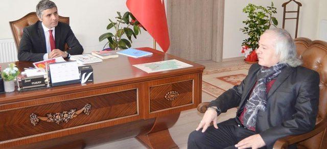TYB Erzurum Şubesi&rsquo;nden Kaymakam Turan&rsquo;a ziyaret 1