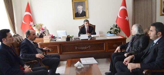 TYB Erzurum Şubesi&rsquo;nden Kaymakam Turan&rsquo;a ziyaret 2