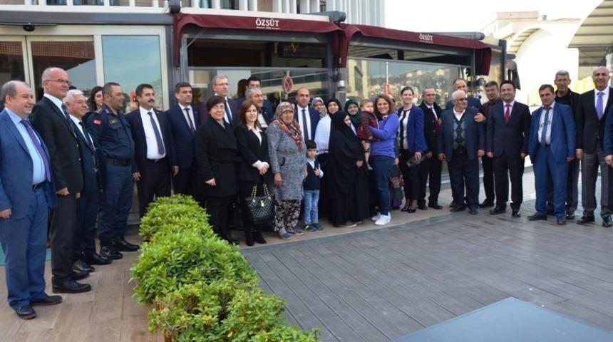 Kaymakam Can, şehit aileleriyle bir araya geldi