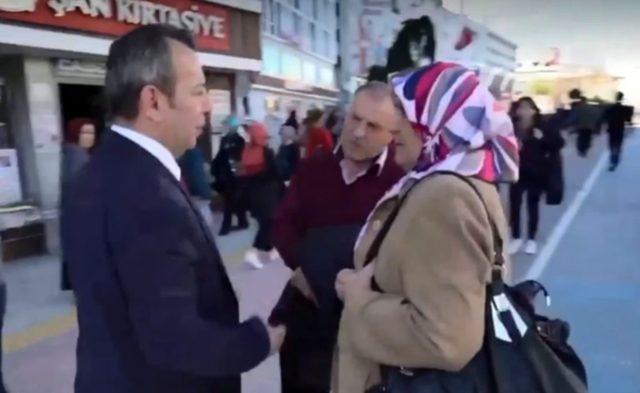 Bolu’da, CHP’li başkan adayına vatandaştan HDP tepkisi