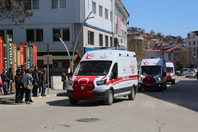 Tunceli’de 8 yeni ambulans hizmete girdi